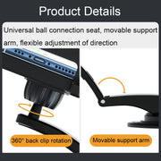 Car Suction Cup Dashboard Mobile Phone Holder with Sun Visor Folding Rotating Car Mount, Style: Joint Model