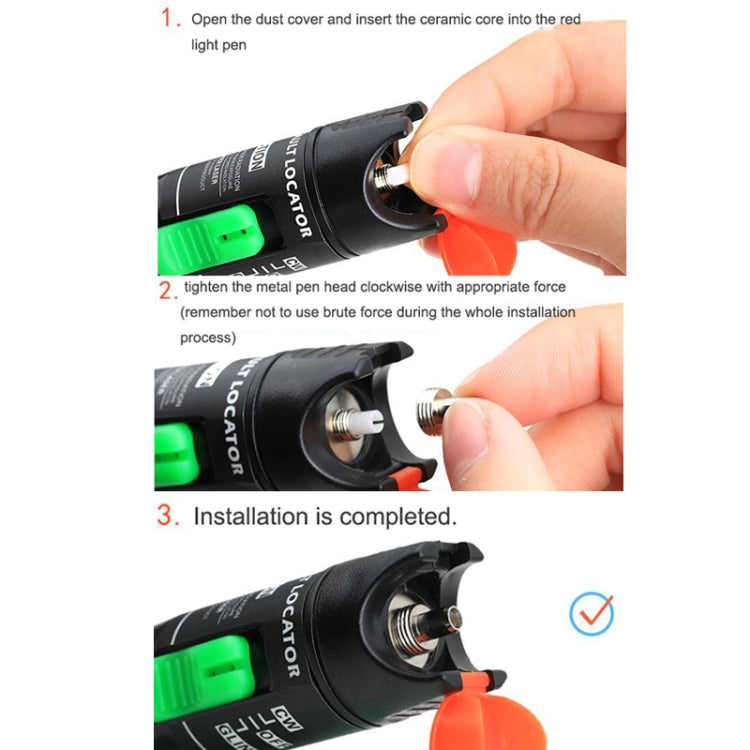 10pcs 5mm Ceramic Core Replacement Parts For Fiber Optic Visual Fault Locator - Adapter by PMC Jewellery | Online Shopping South Africa | PMC Jewellery | Buy Now Pay Later Mobicred