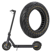 For Kugoo M4 Electric Scooter 10 Inch Inflatable Honeycomb Solid Run-flat Tire(36mm Slot Yellow)
