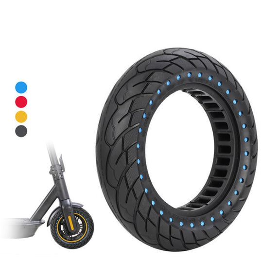 For Kugoo M4 Electric Scooter 10 Inch Inflatable Honeycomb Solid Run-flat Tire(36mm Slot Yellow)