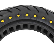 For Kugoo M4 Electric Scooter 10 Inch Inflatable Honeycomb Solid Run-flat Tire(36mm Slot Yellow)