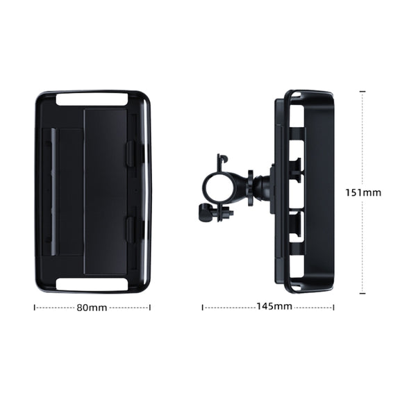 Rotatable Bicycle and Motorcycle Anti-shake Fixed Mobile Phone Holder with Sun Visor, Style: Classic Model