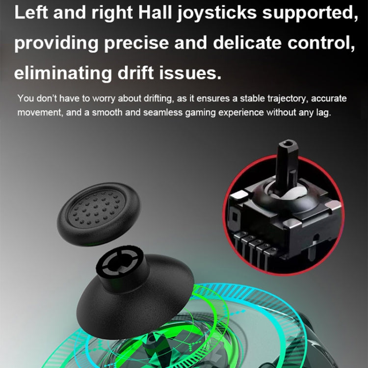 D7 BT5.0 Retractable Gamepad With Light For PC / Android / IPhone /Win7 10 11/Mac OS/Switch(White) - Gamepads by PMC TechLife | Online Shopping South Africa | PMC TechLife