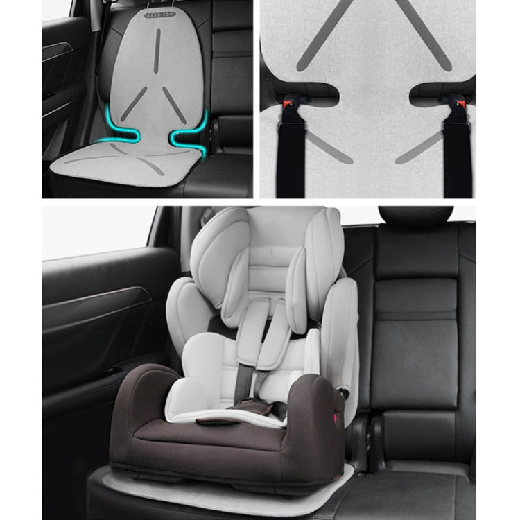 KEEP TOP Car Child Safety Seat Anti-Slip Thickened Anti-Wear Protective Pad(Gray) - Seat Accessories by KEEP TOP | Online Shopping South Africa | PMC TechLife | Buy Now Pay Later Mobicred