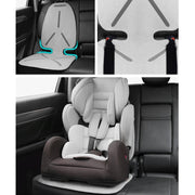 KEEP TOP Car Child Safety Seat Anti-Slip Thickened Anti-Wear Protective Pad(Black)