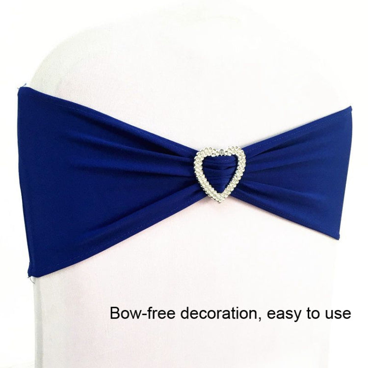 15x35cm Tie-Free Stretch Chair Back Flower Bow Chair Cover Hotel Chair Back Strap Decoration(Gold) - Sofa Covers & Chair Covers by PMC TechLife | Online Shopping South Africa | PMC TechLife