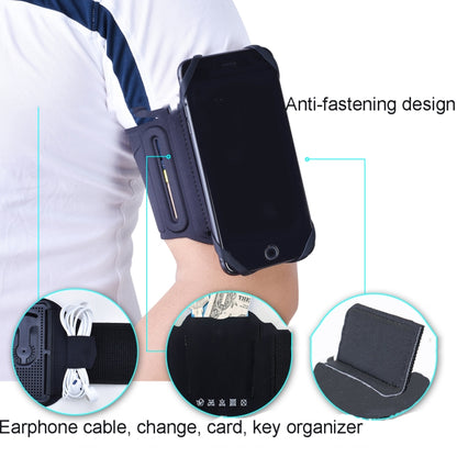 Four Jaws Rotating Removable Arm And Wrist Strap For 4.5-7 Inch Phones(Black) - Other by PMC Jewellery | Online Shopping South Africa | PMC Jewellery | Buy Now Pay Later Mobicred