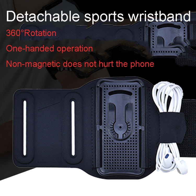 Four Jaws Rotating Removable Arm And Wrist Strap For 4.5-7 Inch Phones(Black) - Other by PMC Jewellery | Online Shopping South Africa | PMC Jewellery | Buy Now Pay Later Mobicred