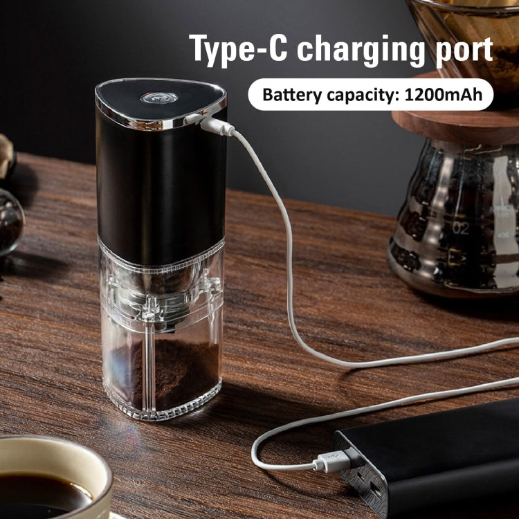 Coffee Electric Grinder Magnetic Snap-on Stainless Steel Blades Kitchen Gadgets(White) - Coffee Machine & Accessories by PMC TechLife | Online Shopping South Africa | PMC TechLife | Buy Now Pay Later Mobicred