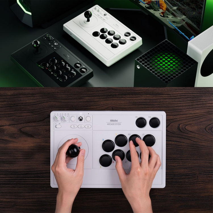 8Bitdo Wireless 2.4G Arcade Stick For Xbox Series X / S / Xbox One / Windows 10(Black) - Gamepad by 8BitDo | Online Shopping South Africa | PMC Jewellery | Buy Now Pay Later Mobicred
