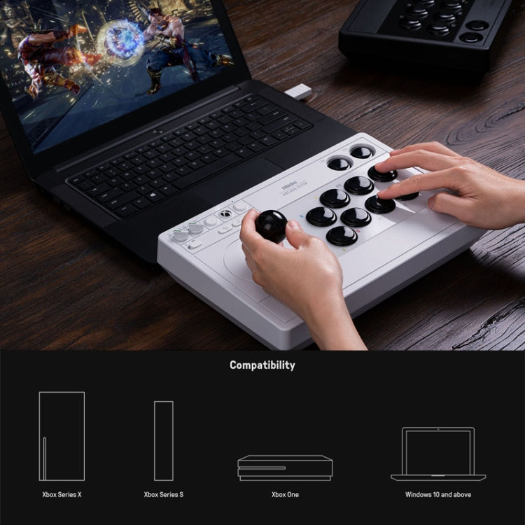 8Bitdo Wireless 2.4G Arcade Stick For Xbox Series X / S / Xbox One / Windows 10(Black) - Gamepad by 8BitDo | Online Shopping South Africa | PMC Jewellery | Buy Now Pay Later Mobicred