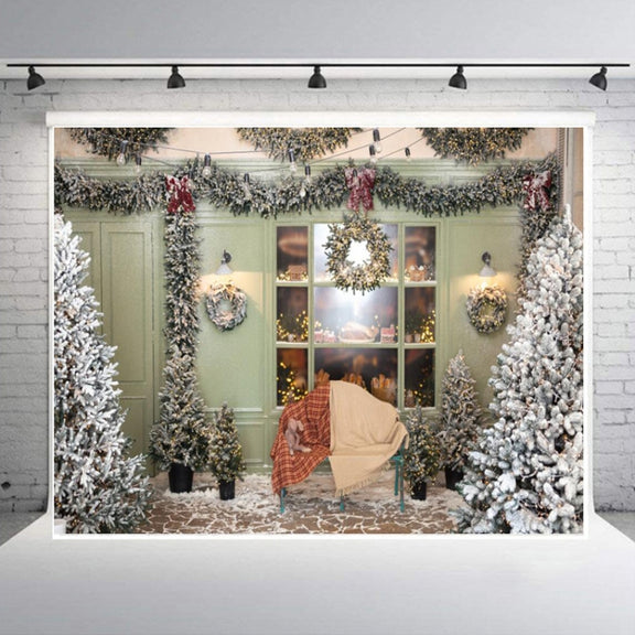2.1 X 1.5m Holiday Party Photography Backdrop Christmas Decoration Hanging Cloth, Style: SD-785