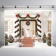 2.1 X 1.5m Holiday Party Photography Backdrop Christmas Decoration Hanging Cloth, Style: SD-786