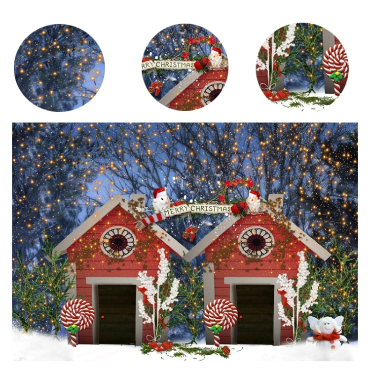 2.1 X 1.5m Holiday Party Photography Backdrop Christmas Decoration Hanging Cloth, Style: SD-716
