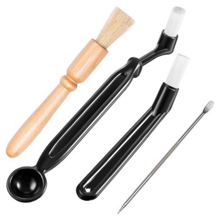 4-in-1 H Type Coffee Machine Cleaning Set Coffee Grinder Brush - free shipping - PMC TechLife - Order now!