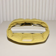 9.7-11 inch Flat Cotton Embroidery Inner Bag Lightweight Space Cotton Protective Case(Gray White)