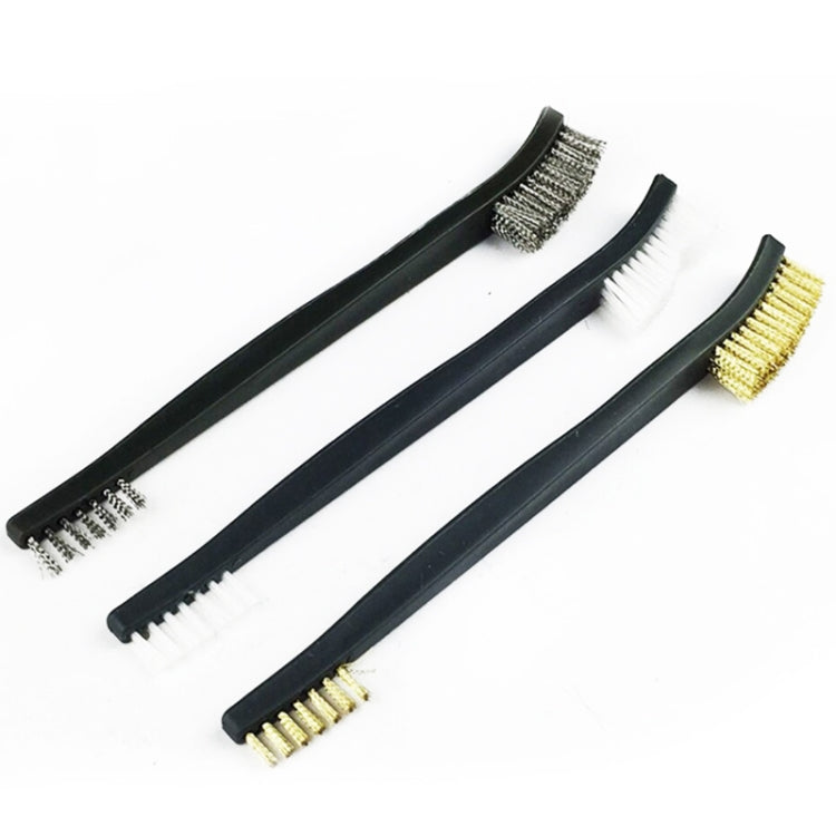Double-end Steel Wire Pipe Brush Scratch Brush for Detailing Cleaning Welding Slag and Rust - Sponges, Cloths & Brushes by PMC TechLife | Online Shopping South Africa | PMC TechLife | Buy Now Pay Later Mobicred