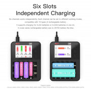 ISDT C4 EVO NiMH/NiCd Cylindrical Lithium Battery Smart Charger(Black)