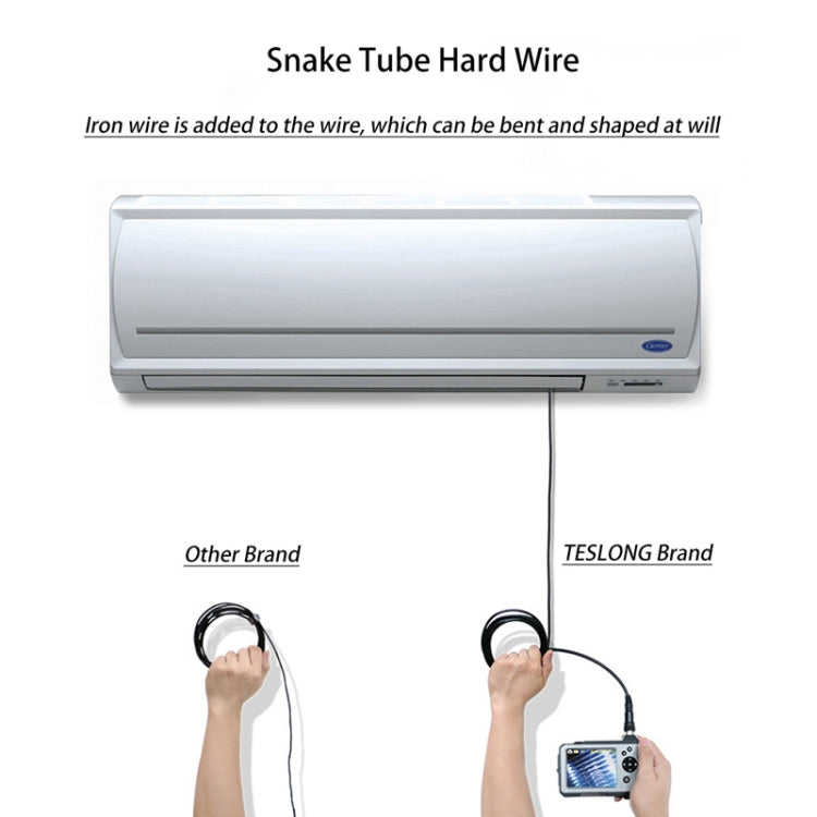 TESLONG NTS450A 4.5-inch Screen Industrial Handheld Endoscope with Light, Speci: 7.6mm Lens -1m - free shipping - PMC TechLife - Order now!
