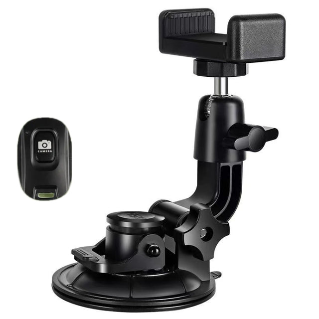 Car Suction Cup Mobile Phone Navigation Live Broadcast Shooting Bracket, Specification: With Bluetooth
