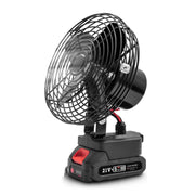 HILDA Portable Powerful Fan Outdoor Hair Dryer, With US Plug Adaptor, Style: 8 inch With 1 Battery(1500mAh)