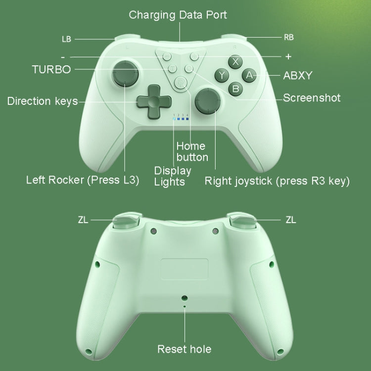 EasySMX T37 Wireless Joysticks Game Controller For Switch / Switch OLED / Switch Lite / PC(Purple) - Gamepads by EasySMX | Online Shopping South Africa | PMC Jewellery | Buy Now Pay Later Mobicred
