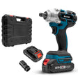 HILDA Motorized Wrenches Lithium Repair Parts With 22mm Socket, EU Plug, Model: Blue With 2 Battery+1 Charger(1500mAh) - free shipping - PMC TechLife - Order now!
