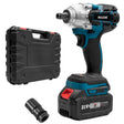 HILDA Motorized Wrenches Lithium Repair Parts With 22mm Socket, EU Plug, Model: Blue With 1 Battery+1 Charger(3000mAh) - free shipping - PMC TechLife - Order now!