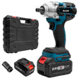 HILDA Motorized Wrenches Lithium Repair Parts With 22mm Socket, US Plug, Model: Blue With 2 Battery+1 Charger(3000mAh) - free shipping - PMC TechLife - Order now!