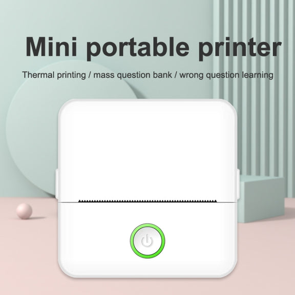X6 200DPI Student Homework Printer Bluetooth Inkless Pocket Printer White Sticker x5
