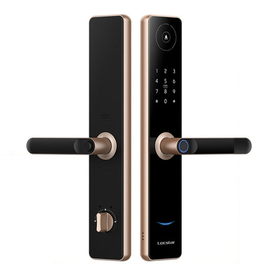 A60 Smart Fingerprint Password Door Lock With Doorbell, Spec: Basic Version Gold - Door Lock by PMC Jewellery | Online Shopping South Africa | PMC Jewellery | Buy Now Pay Later Mobicred