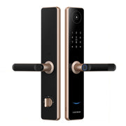 A60 Smart Fingerprint Password Door Lock With Doorbell, Spec: Tuya APP Version Gold