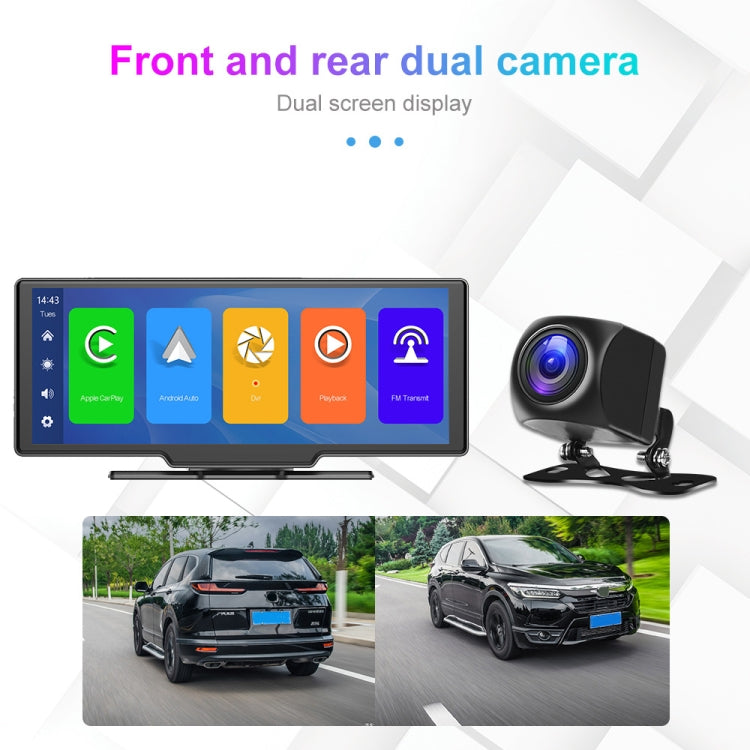 Car 10.26 Inch Portable Wireless CarPlay Display Android Auto Mobile Phone Screen - Car MP3 & MP4 & MP5 by PMC TechLife | Online Shopping South Africa | PMC TechLife | Buy Now Pay Later Mobicred