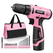 HILDA 12V Cordless Impact Drill Electrical Screwdriver, Plug: UK Plug