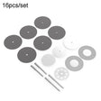HILDA 16pcs /Set Cutting Angle Mill Accessories Grinding Accessories Set - Abrasive Tools & Accessories by HILDA | Online Shopping South Africa | PMC TechLife | Buy Now Pay Later Mobicred