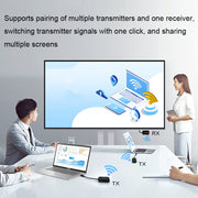 PWAY DT248W-H 30m Wireless HD Screen Projector Office Conference Screen Sharing Device(HDMI Interface)