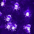 Colorful 3m 20LEDs Halloween LED Cartoon Atmosphere Decorative Light String(Purple Spider) - Decoration Lamps by PMC TechLife | Online Shopping South Africa | PMC TechLife