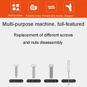 HILDA Multi-Function Li-Ion Screwdriver Mini Screwdriver Set(White)