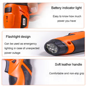 HILDA 47pcs /Set Multi-Function Li-Ion Screwdriver Mini Screwdriver(White)