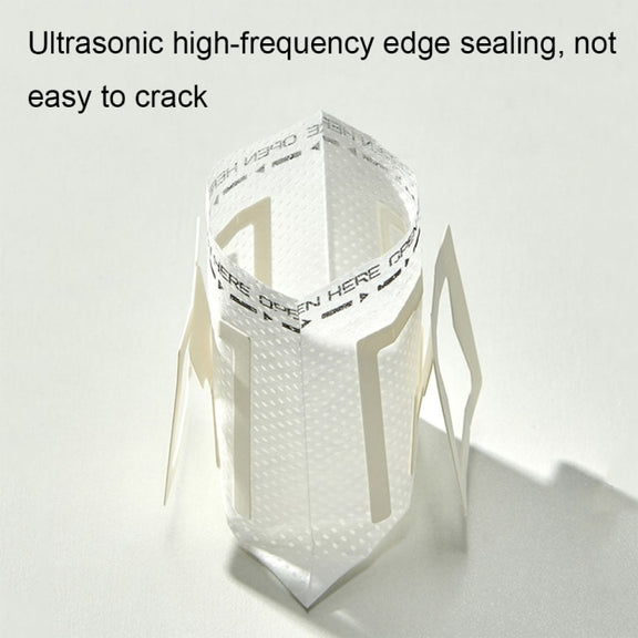 50pcs /Pack Ear-mounted Coffee Filter Portable Drip Coffee Filter Paper Coffee Powder Filter Bag