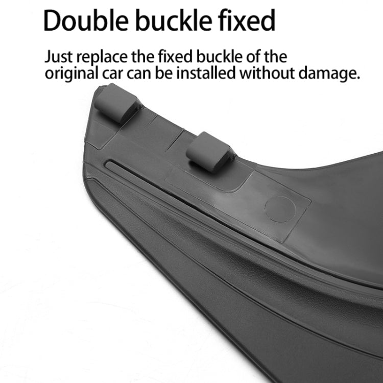 For Tesla Model Y 4pcs /Set Splash Guards Matte Fender No Drilling Required Upgraded PP Material - free shipping - PMC Jewellery - Order now!