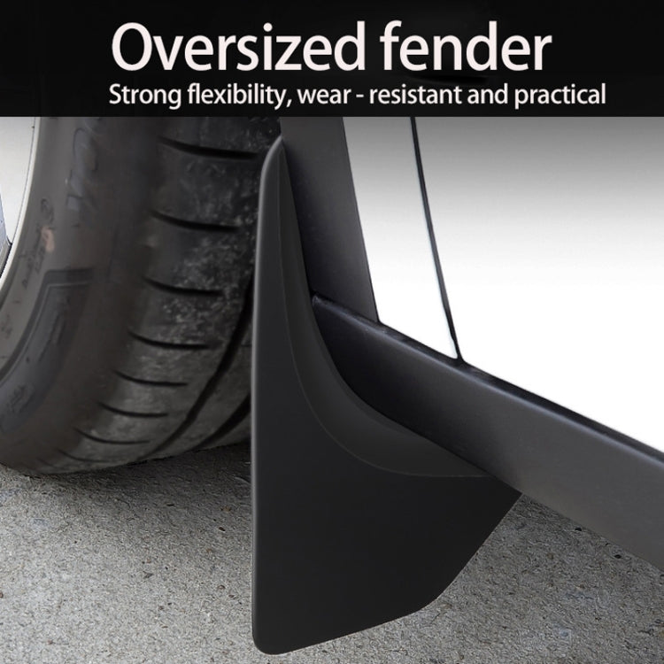 For Tesla Model Y 4pcs /Set Splash Guards Matte Fender No Drilling Required Upgraded PP Material - free shipping - PMC Jewellery - Order now!