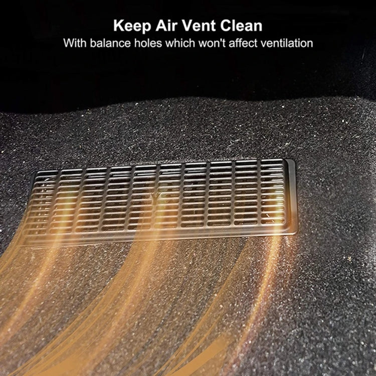 For Tesla Model Y 1pair Car Under-seat Vent Protection Cover Decoration Accessories - Air Conditioning System by PMC TechLife | Online Shopping South Africa | PMC TechLife | Buy Now Pay Later Mobicred
