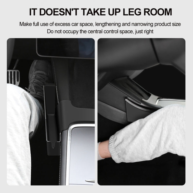 For Tesla Model Y / 3 Center Side Storage Box Side Organizer Saddle Box Interior Modification Accessories - Stowing Tidying by PMC TechLife | Online Shopping South Africa | PMC TechLife | Buy Now Pay Later Mobicred