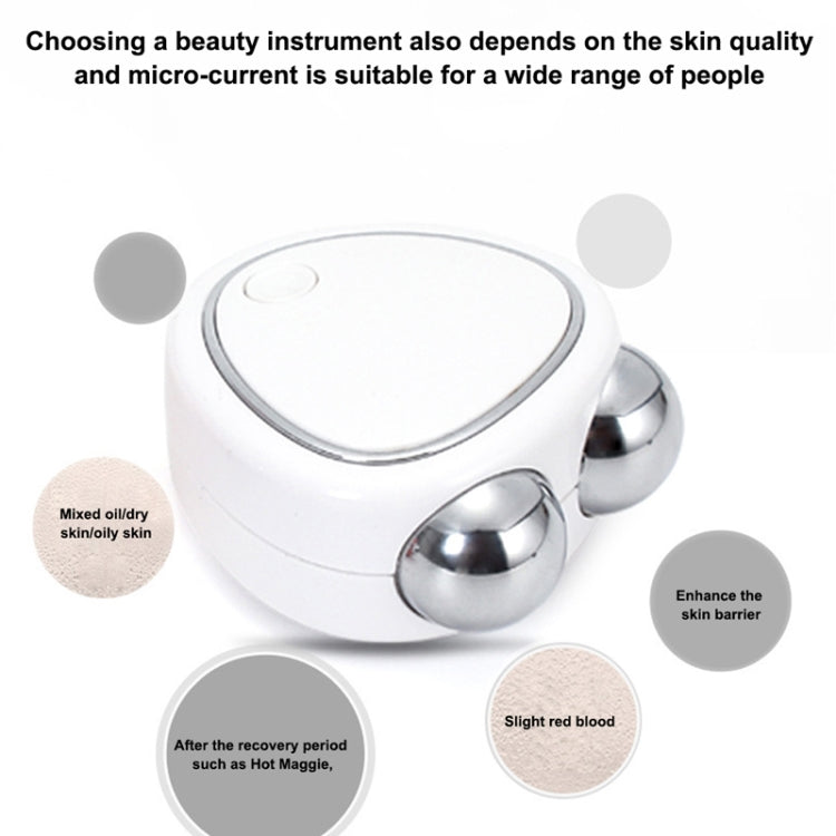 Mini Micro-Current Beauty Instrument Facial Lift Rejuvenating Device Massage Slimming Machine, Style: Acrylic Package(White) - free shipping - PMC TechLife - Order now!
