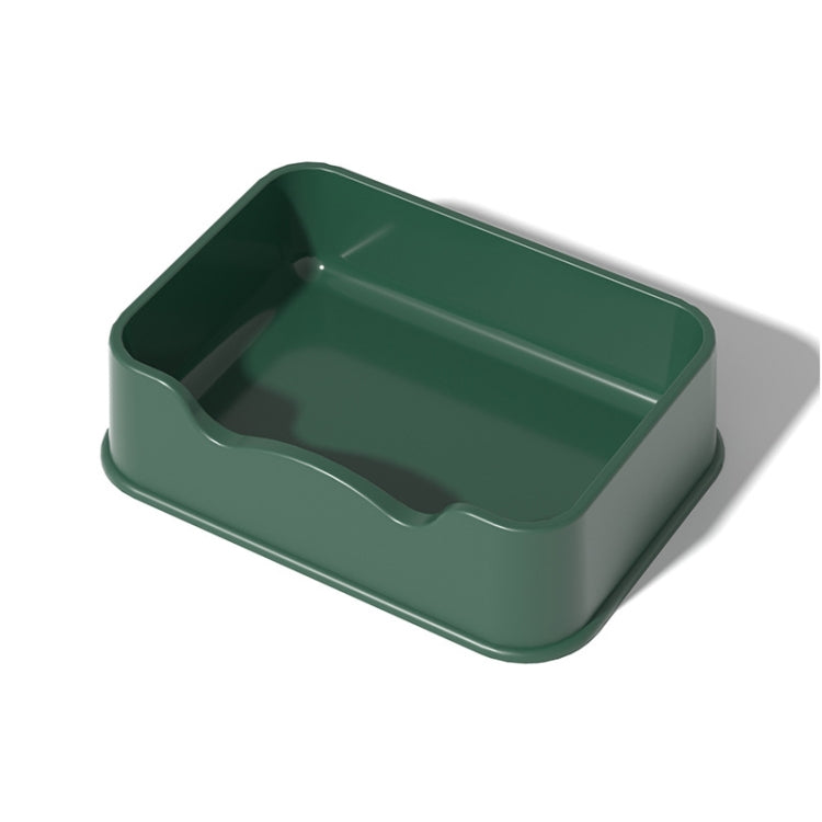 Open Litter Pan Large Capacity Plastic Pet Kennel, Model: Square Green - Beds by PMC TechLife | Online Shopping South Africa | PMC TechLife | Buy Now Pay Later Mobicred