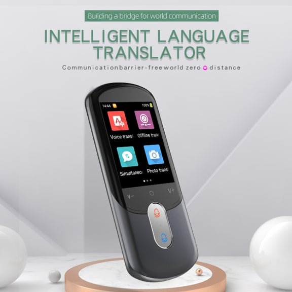 2.88-inch HD Screen WiFi Translator 139 Languages Voice Translator Photo Recording Translator Pen(Dark Gray)