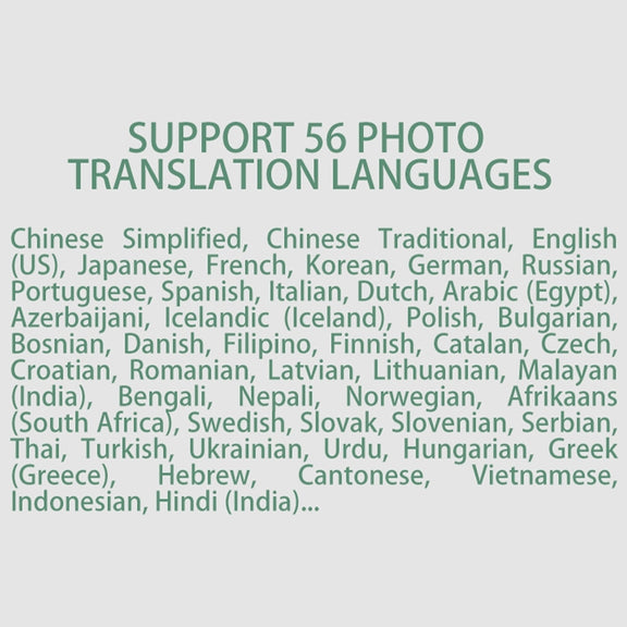 2.88-inch HD Screen WiFi Translator 139 Languages Voice Translator Photo Recording Translator Pen(White)
