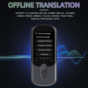 2.88-inch HD Screen WiFi Translator 139 Languages Voice Translator Photo Recording Translator Pen(White)