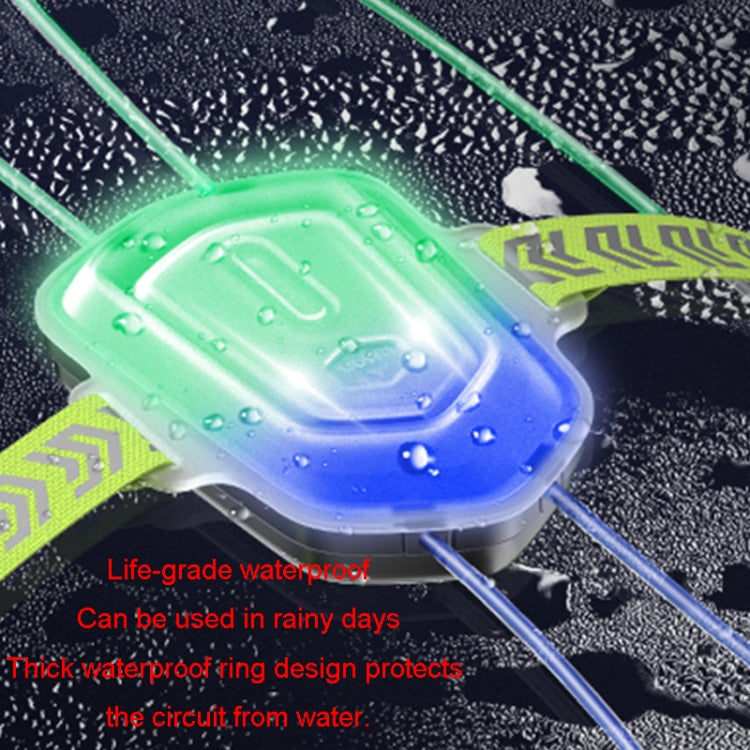 LED Running Lights Outdoor Sports Walking Riding Warning Lighting Vest Night Running Night Fishing Lights(White) - Camping Lighting by PMc TechLife | Online Shopping South Africa | PMc TechLife | Buy Now Pay Later Mobicred